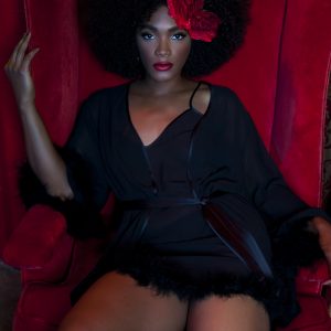 Retro (Black) Glamour Featuring Bettie Page Lingerie by Playful Promises