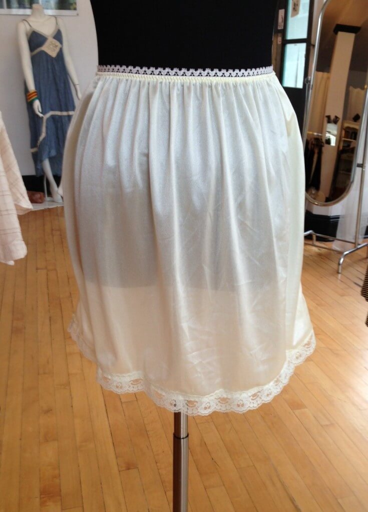 Mary Beth half slip by Sarah Bibb ivory