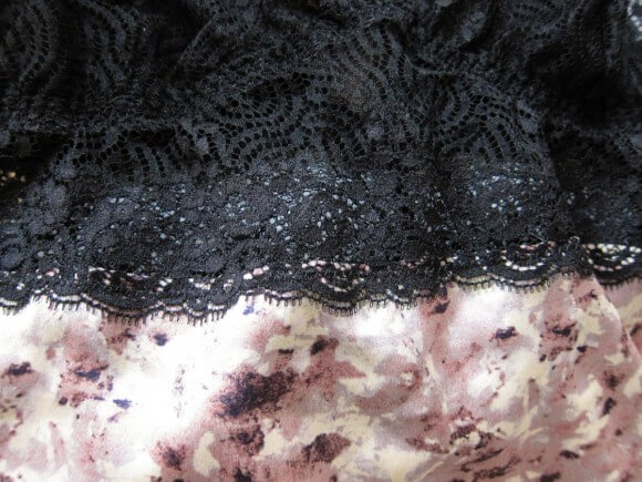 Nui Ami 'Paris' camisole lace and silk detail. Photography by K Laskowska
