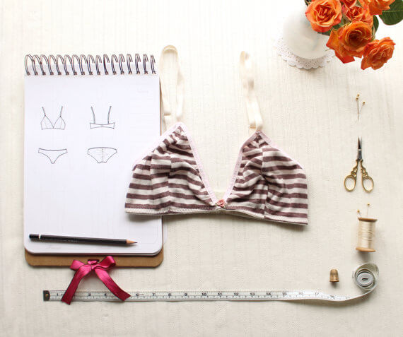 Soft bra sewing pattern by Ohhh Lulu