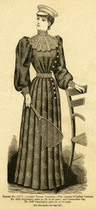 Ladies' tennis outfit 1892