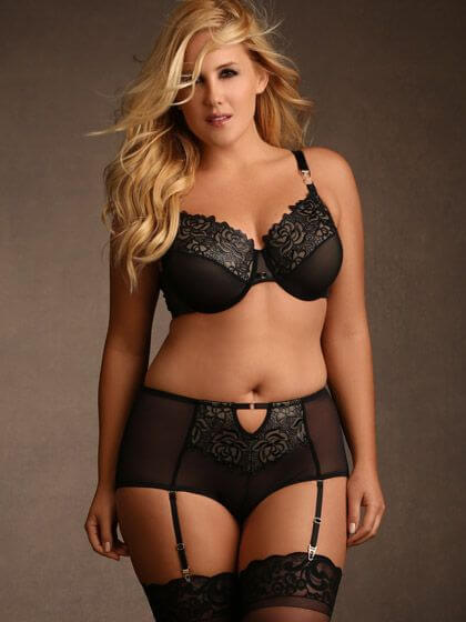 Olivia Glazed Embroidered Set by Hips and Curves