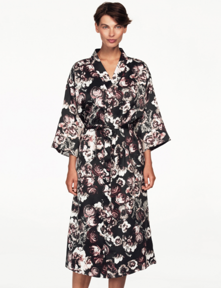 Ellos Floral Print Robe