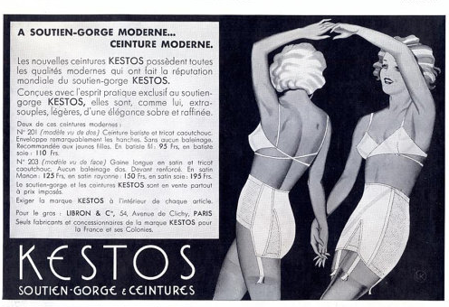 Kestos. Vintage Lingerie Trends - Bralettes