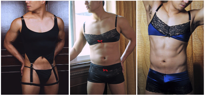 Spangla, a potential choice for genderfluid, AMAB lingerie wearers