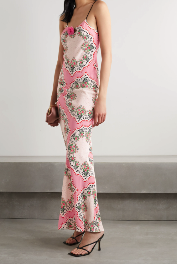 Lingerie Wishlist: Rodarte Floral Silk Crepe de Chine Robe and Dress