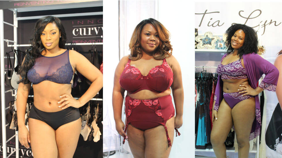 Designs from Curvy Couture, ELILA, and Tia Lyn as seen at CURVEXPO Fall/Winter 2017