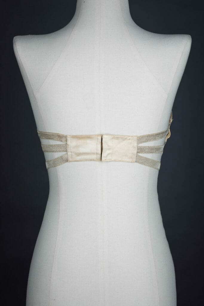 c. 1910s bandeau bra from The Underpinnings Museum. Photography by Tigz Rice.