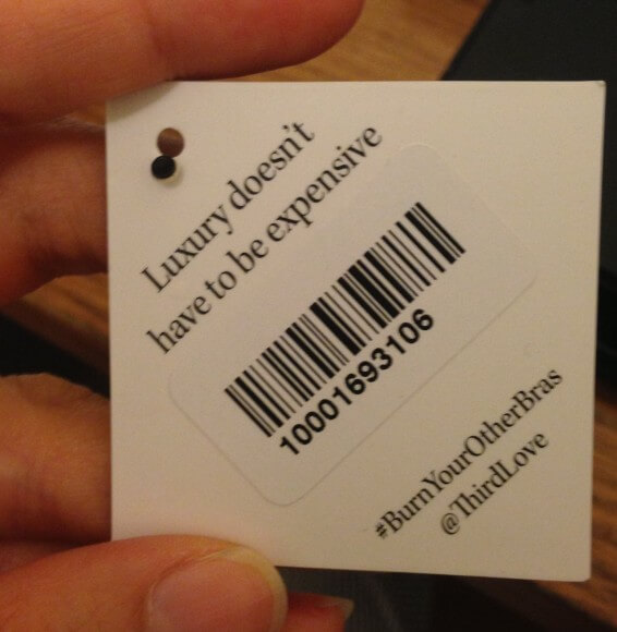 ThirdLove hangtag