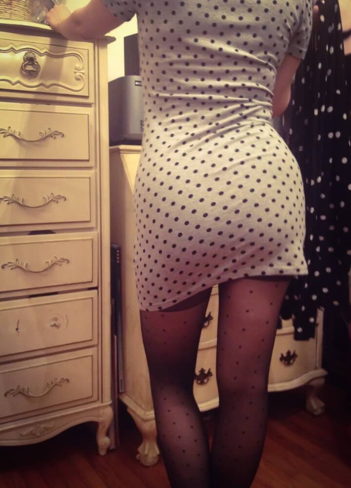 Wade & Belle "Not Too Tights" in polka dot