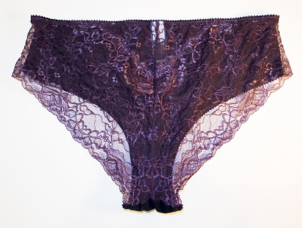 Addition Elle Satin Lace Panties - back view