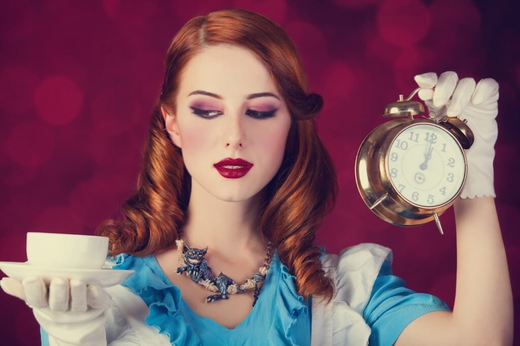 Portrait of a young redhead woman