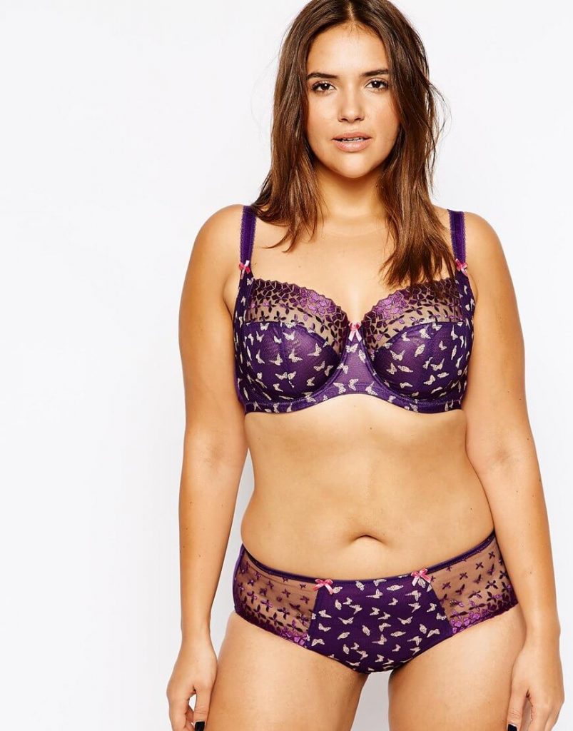 asos panache sculptress paradise bra brief