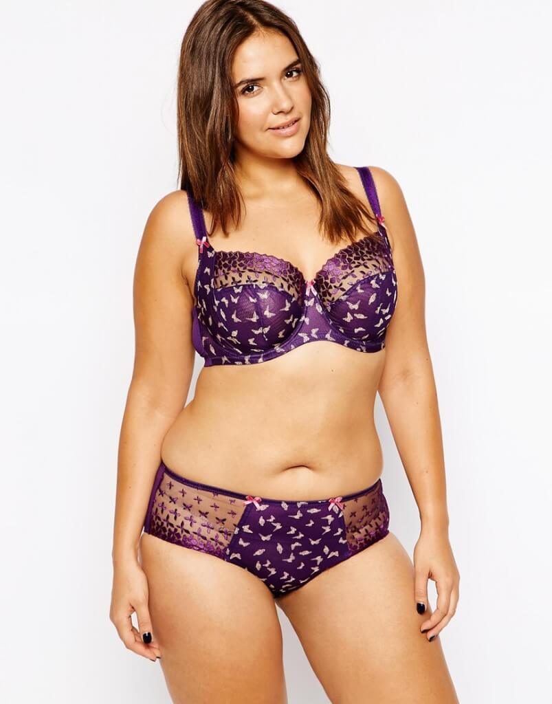 asos panache sculptresse butterfly print