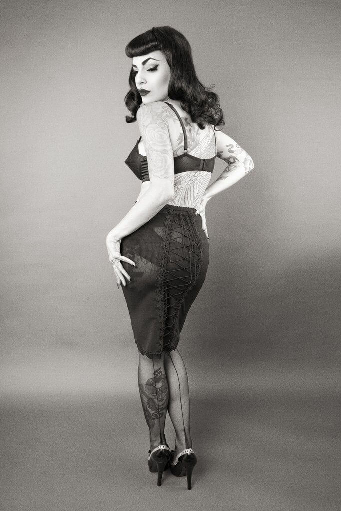bettie-page-lingerie-skirt