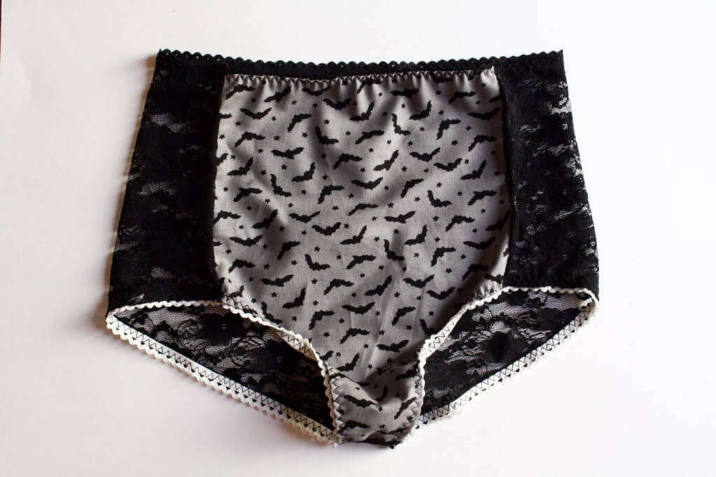 bones lingerie stars and bats knicker