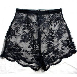 Lingerie of the Week: Curve Couture Corsetry Black Lace French Keyhole Knickers