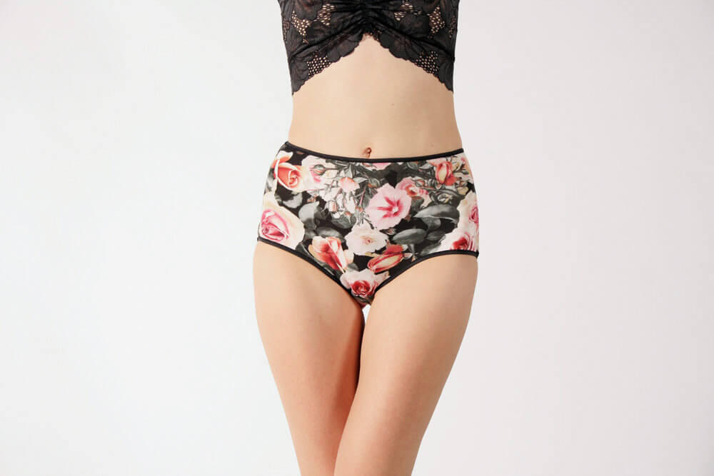 egretta garzetta wild rose hipster panties