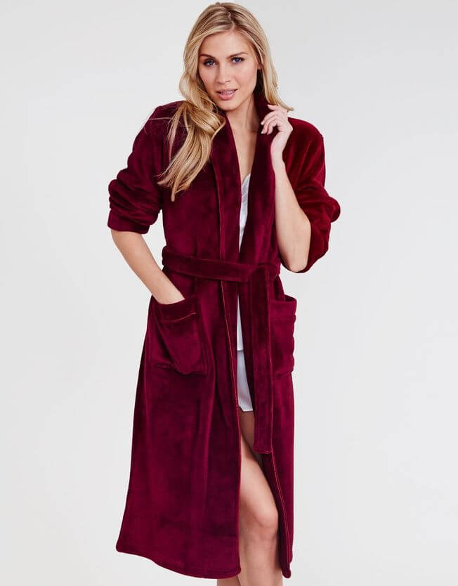 Figleaves Snuggle Shawl Collar Robe (Was $53, Now $26.50)