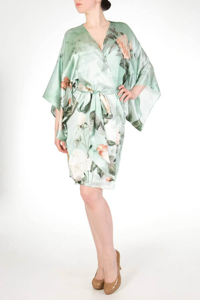 harlow and fox anastasia silk print robe