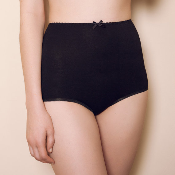 Hopeless Bamboo 'Jeanne' High Waisted Knickers