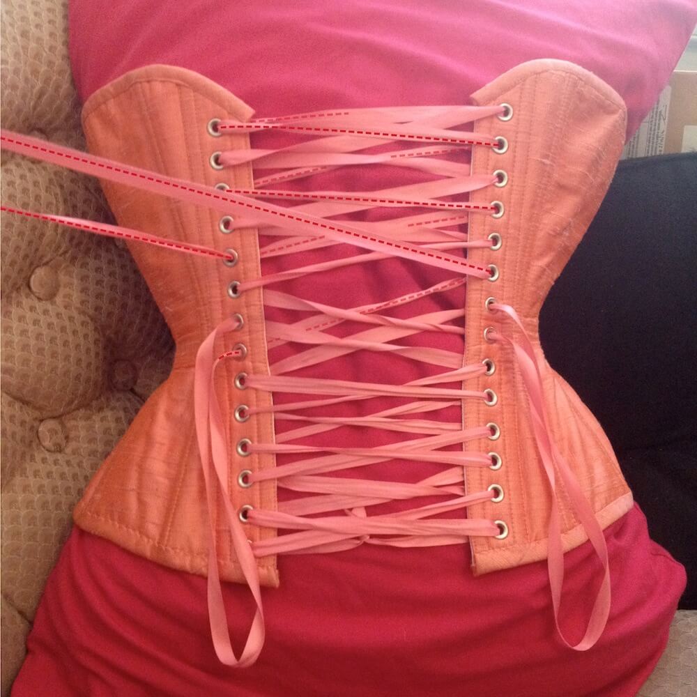 Corset Quick Tips How to Adjust Uneven Laces