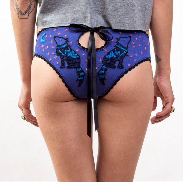 howling wolves knickers frks lingerie