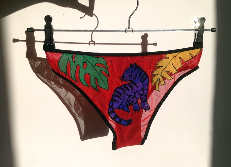 FRKS Embroidered Tiger Panty