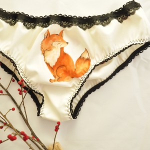 Lingerie of the Week: Betti Bones Fox Satin Panties