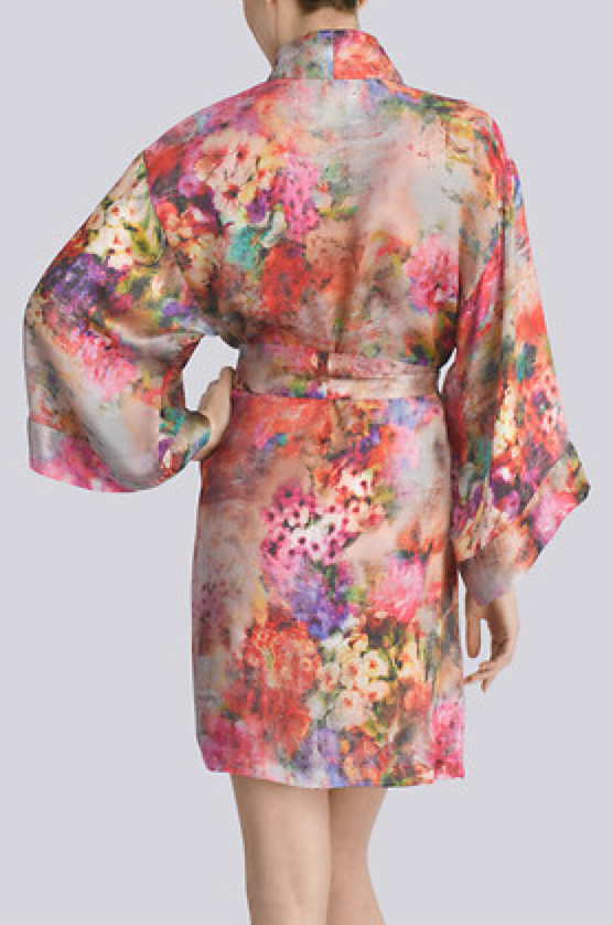 josie natori whimsical wrap back