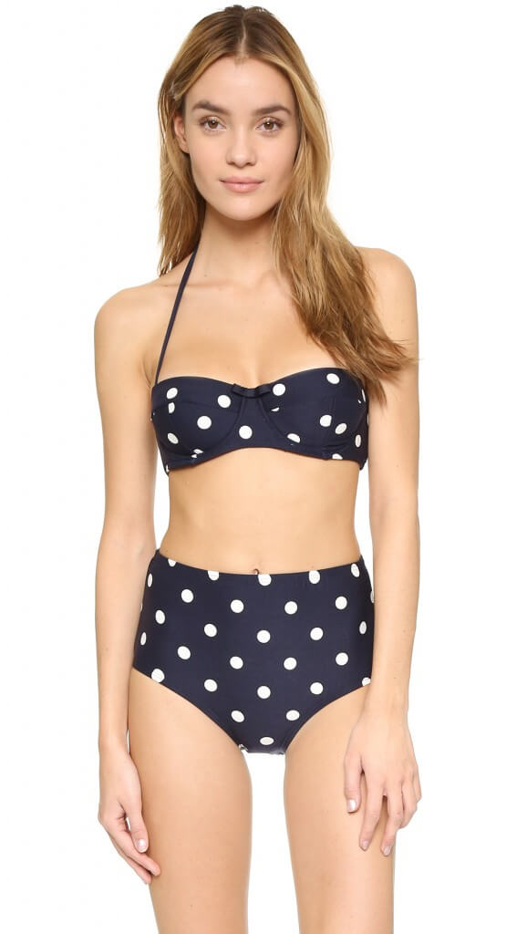 Kate Spade New York "Bolsa Chica" underwire bikini top, sizes XS through L. $94 via Shopbop