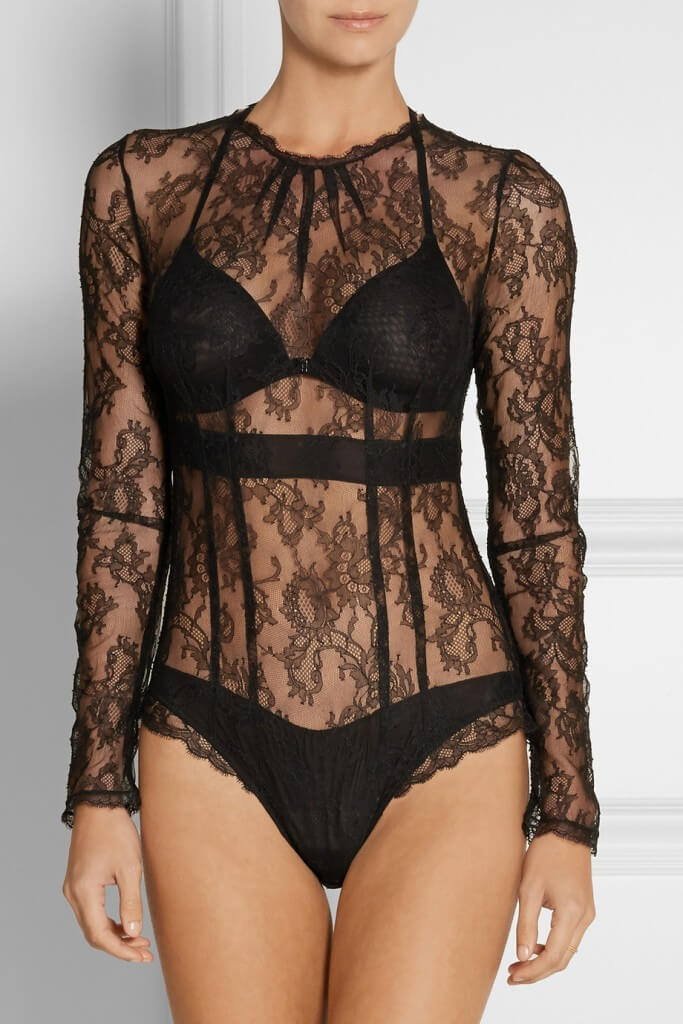 la perla tea rose bodysuit net a porter