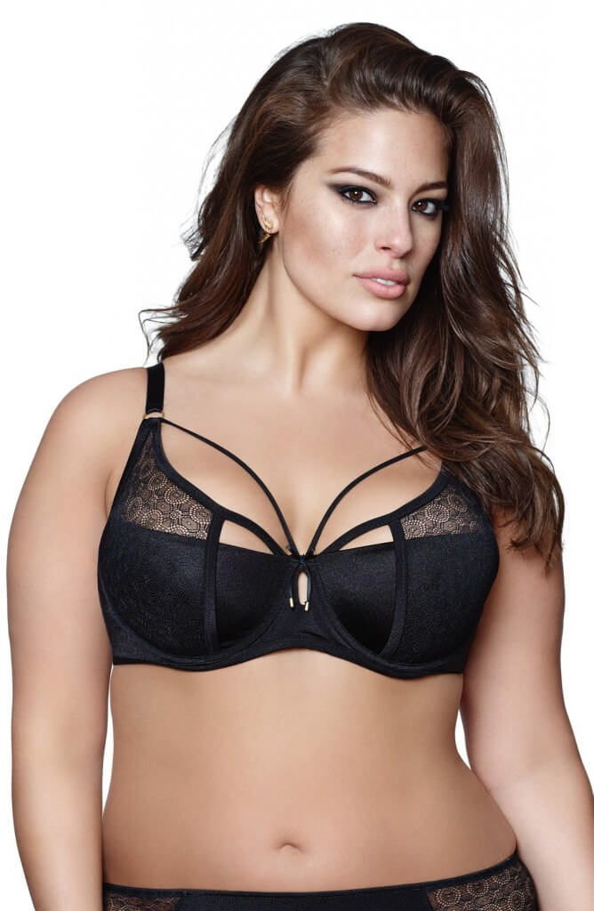 Lace Underwire Balconette Bra by Ashley Graham