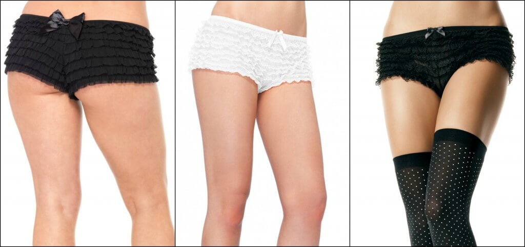 leg avenue frilly knickers