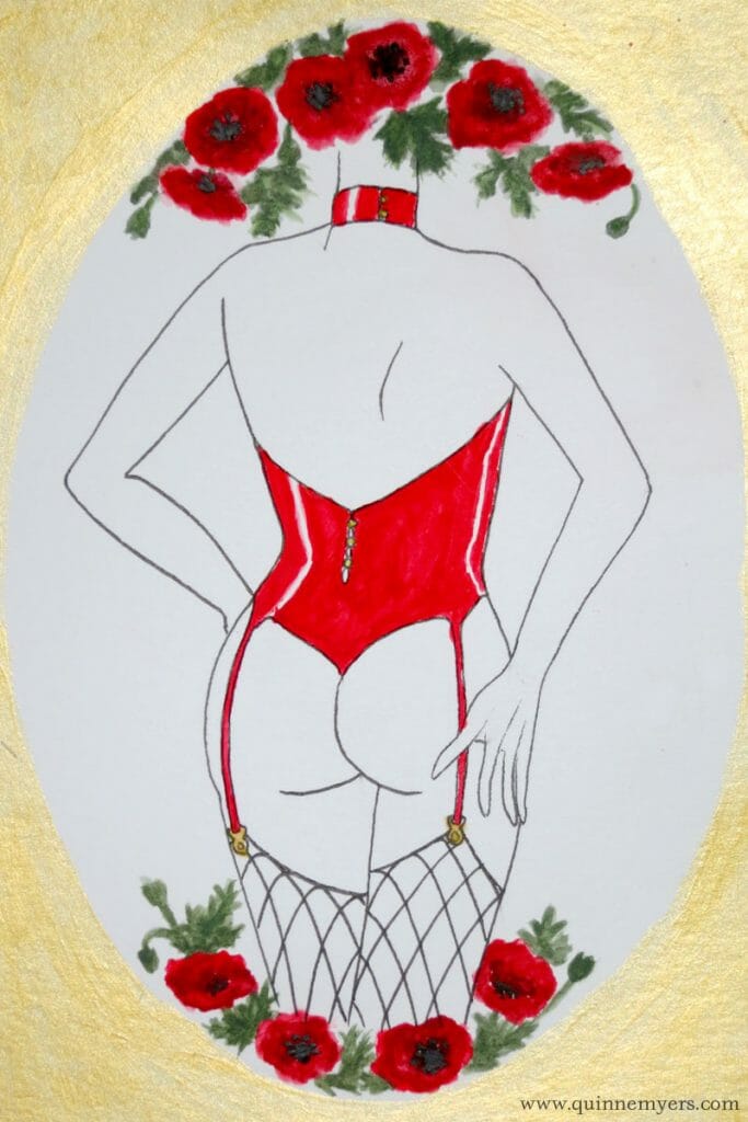 Lingerie zodiac Aries by illustrator Quinne Myers