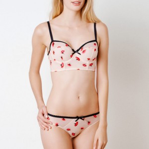 Lingerie of the Week: Lou ‘Folie Douce' Bustier Longline Bra & Thong Set