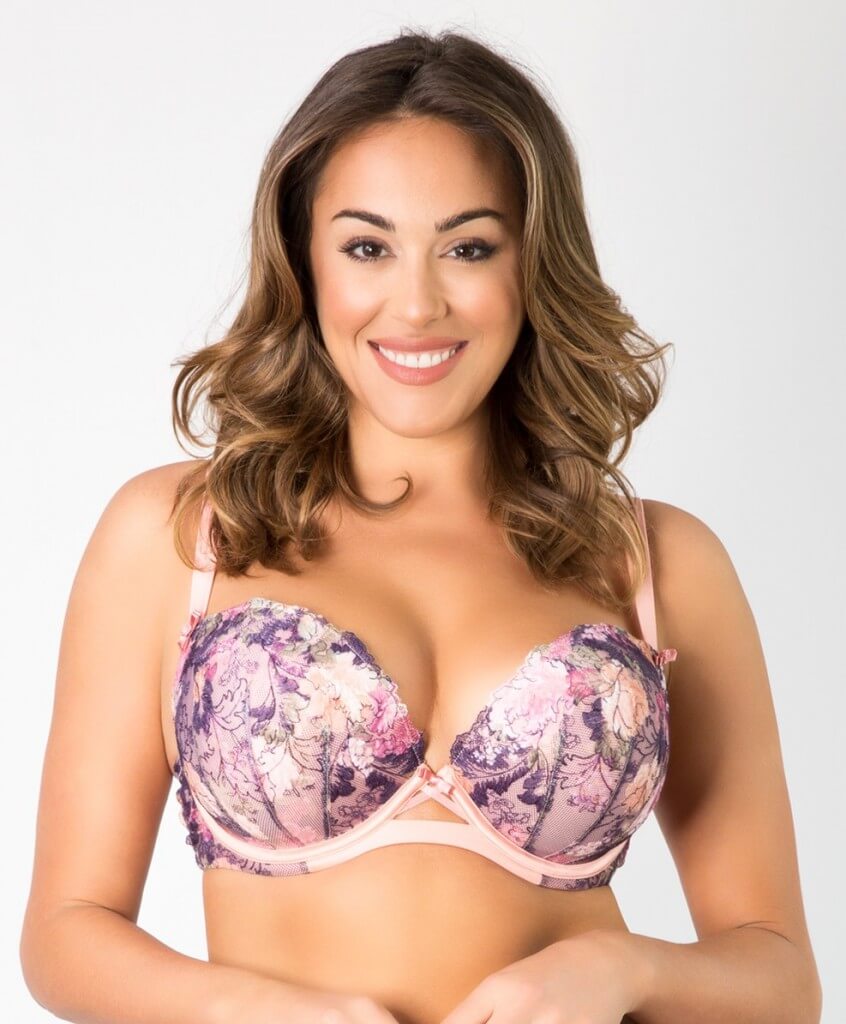 Love Affair Plunging Balconette by Curvy Couture  34C to 42H (US sizing)