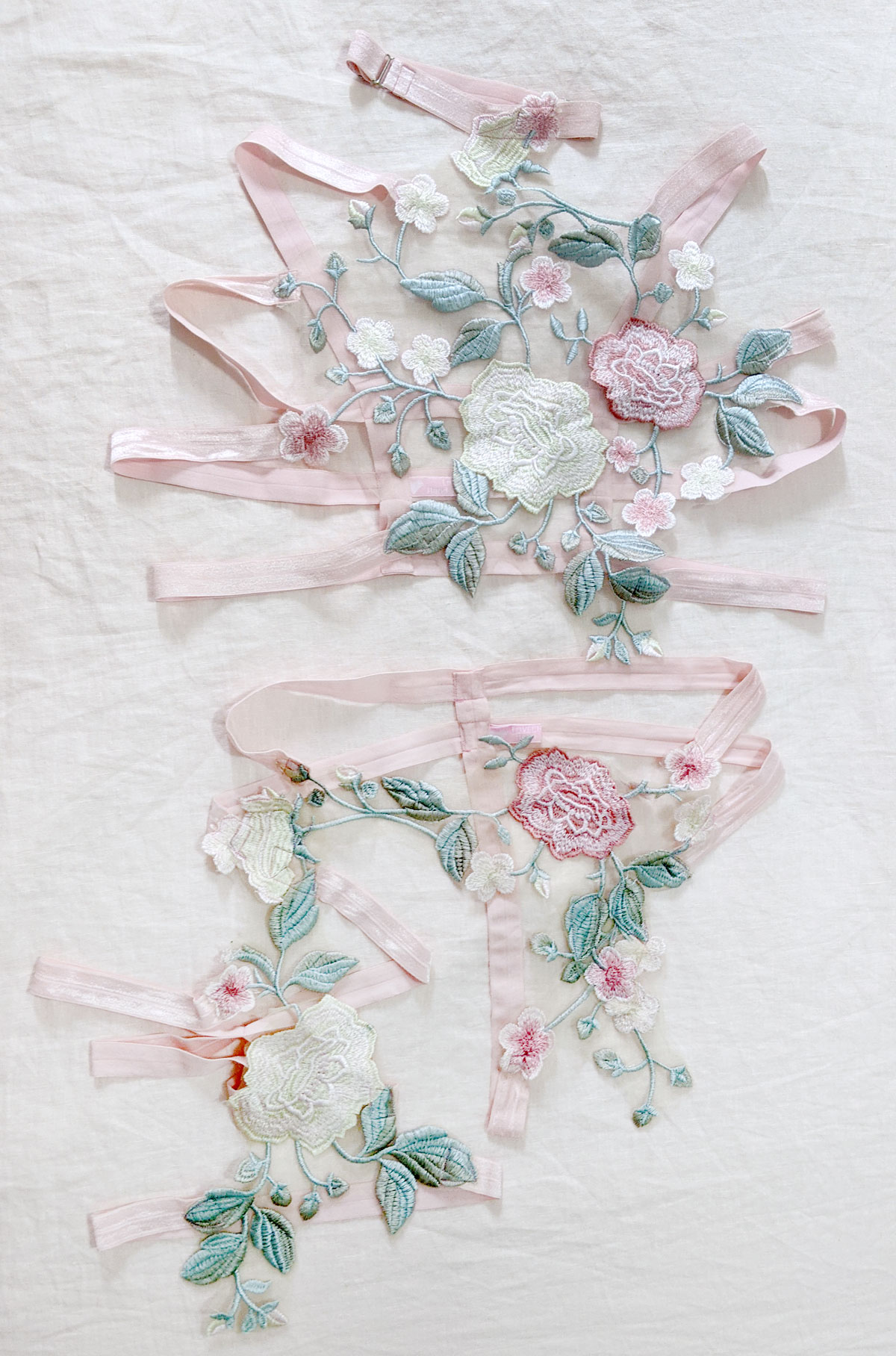 Lingerie Review Lovechild Boudoir Sugar Pony Mesh Top and Cage Briefs