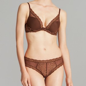 Lingerie of the Week: Natori Feathers in Cocoa