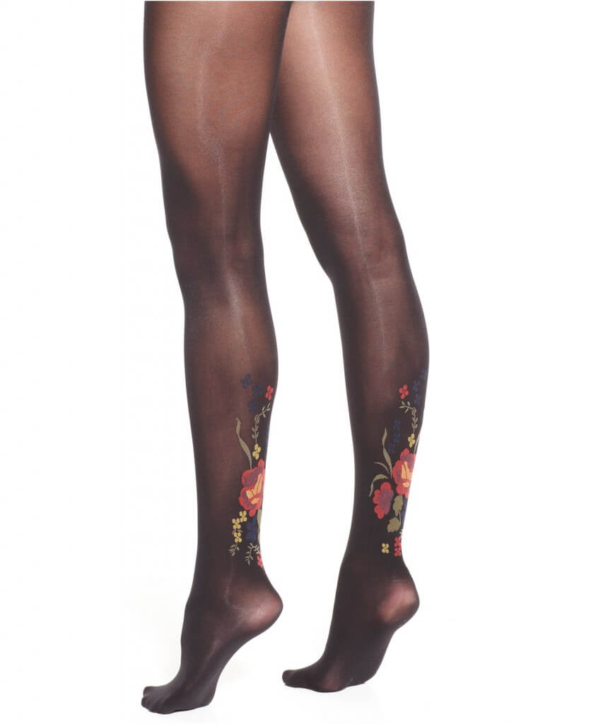 Pretty Polly Darkly Floral Tights - $25.00