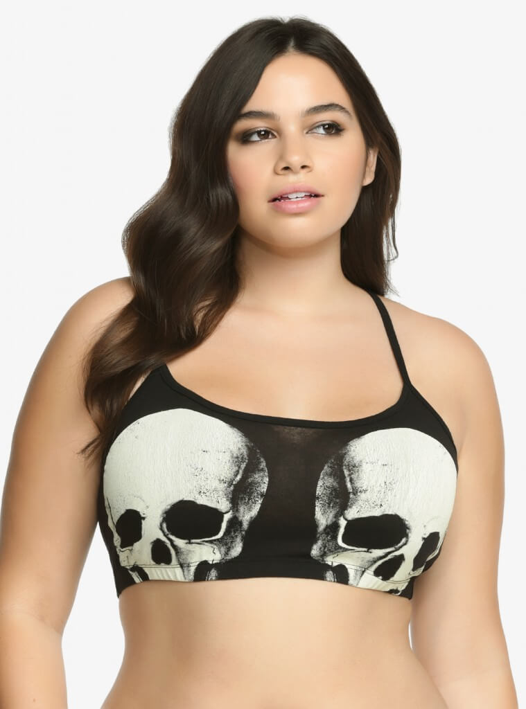 Skull Racerback Crop Cami by Torrid