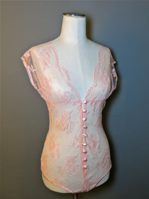 Sonata 'Aida' Lace Bodysuit Front View