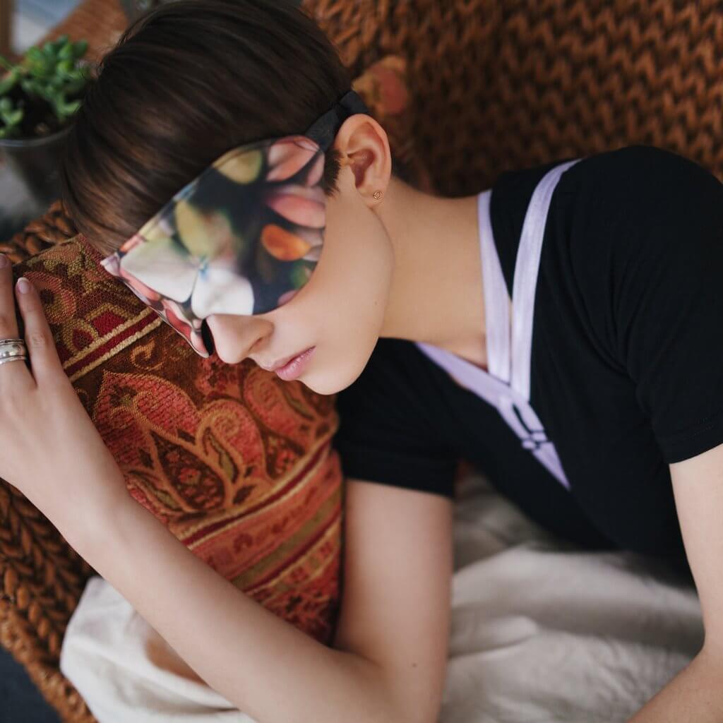 Sophie Hines Dyadic Geometric Sleepmask - Valentine's Day Lingerie