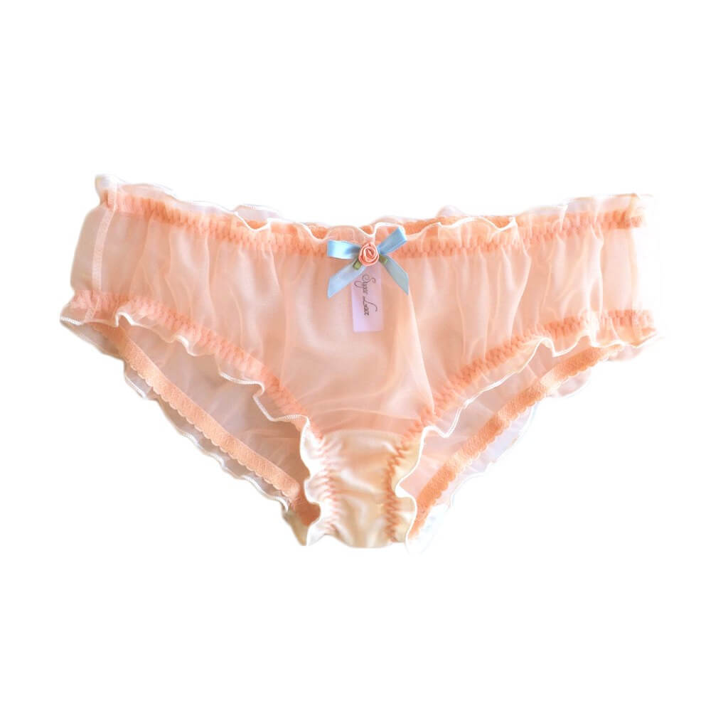 sugar lace lingerie pretty peach panties