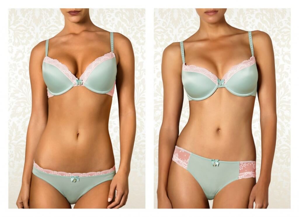 Ambrosia Collection - I like the color story for this range (seafoam and pink), but the actual silhouettes are nothing to get excited over. This seams to be a case where Change pulled directly from patterns that were already working for them, and it shows.