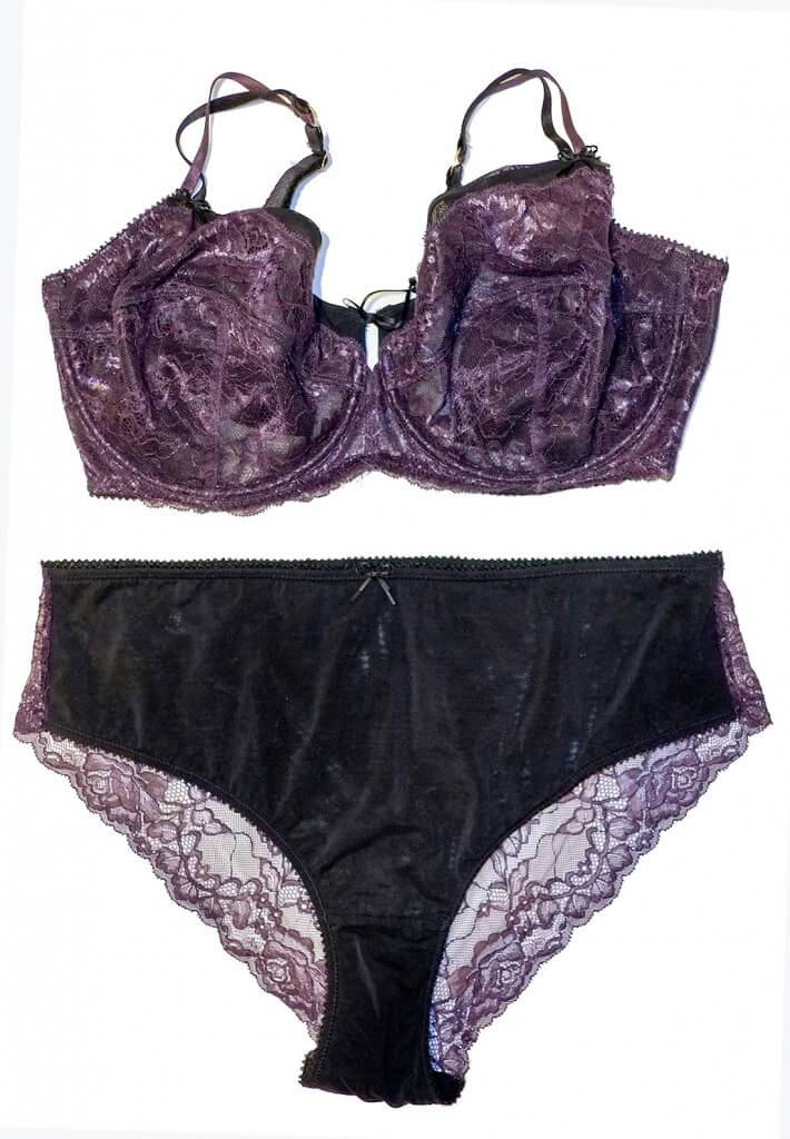 Ensemble soutien-gorge et culotte en dentelle non rembourrés Addition Elle