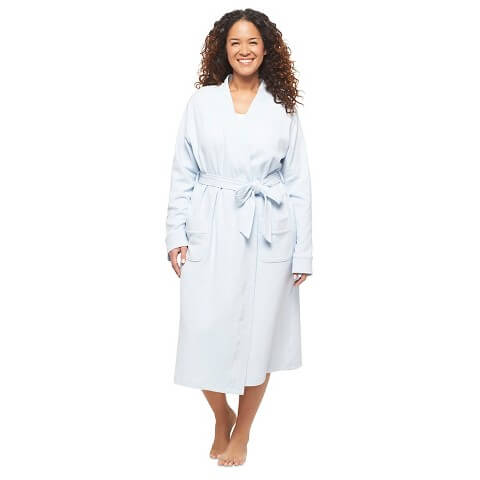 Waffle Knit Plus Size Robe